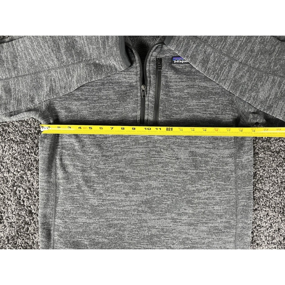 Patagonia Men's Better Sweater 1/4-Zip Fleece, Stonewash Gray, Size Medium - Picture 7 of 11